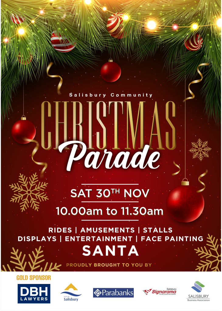 REGISTER NOW! 2024 Christmas Parade Salisbury BA